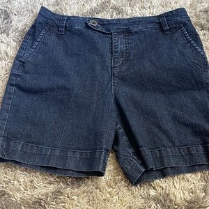 Style & co petite jean shorts dark wash size 8 perfect condition